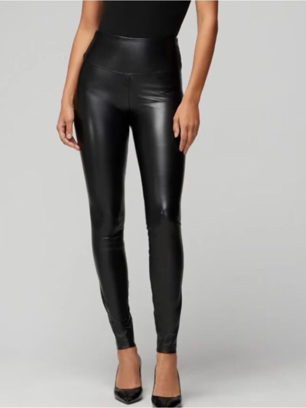 WHBM Faux Leather Leggings